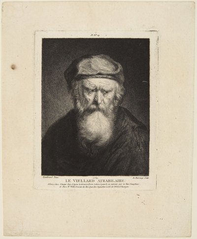 Grumpy Old Man by Rembrandt van Rijn