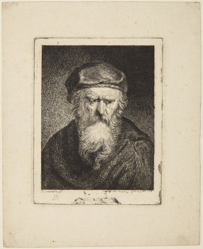 Atrabilious Old Man by Rembrandt van Rijn