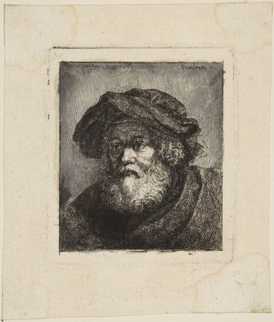Old Man in a Cap by Rembrandt van Rijn