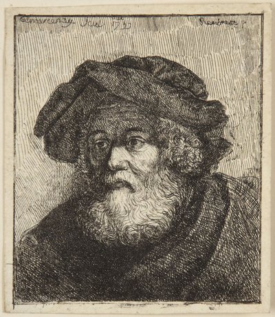 Old Man in a Toque by Rembrandt van Rijn