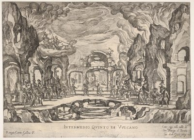 Fifth Interlude: Vulcan, from the series Seven Interludes, 1608 by Remigio Cantagallina
