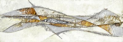 Abstract Metallic Flow by Renate Holzner