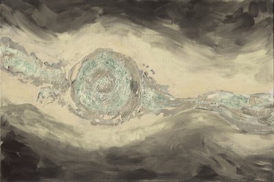 Ocean Eye Abstract by Renate Holzner