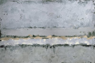 Serene Abstract Horizon by Renate Holzner