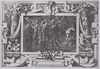 Medea Embarks with Jason by Rene Boyvin