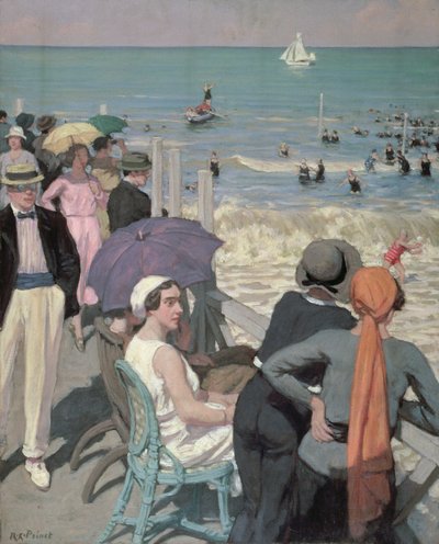 Bathing Time at Cabourg by René François Xavier Prinet