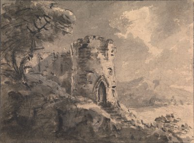 Landscape with a Ruined Castle by Rev. William Gilpin