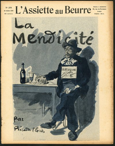 Cover of The Butter Plate, number 278, Satirical in Colors by Ricardo Flores