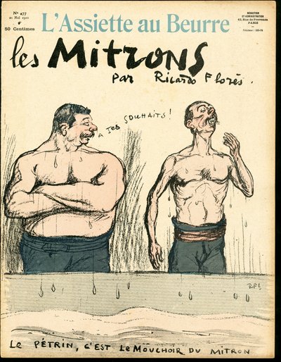 Cover of The Butter Plate, number 477, Satirical in Colors by Ricardo Flores