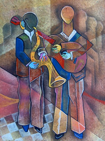 Abstract Jazz Musicians by Ricardo Maya
