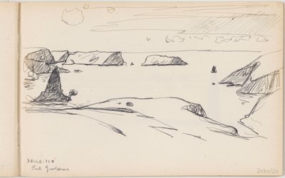 Belle-Île-en-Mer Port Goulphar by Richard Baseleer
