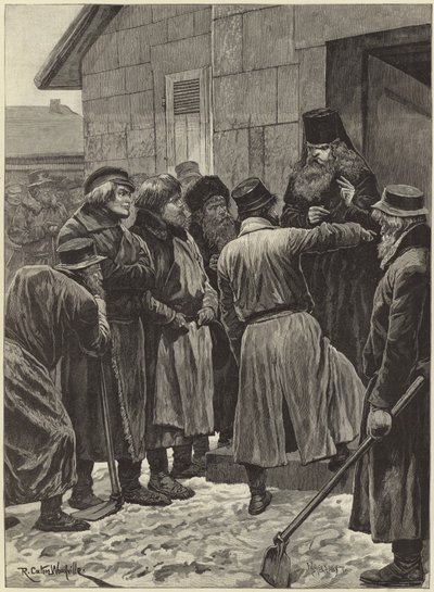 The Famine in Russia by Richard Caton II (after) Woodville