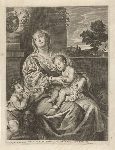 Madonna with Sleeping Child and John the Baptist by Richard Collin