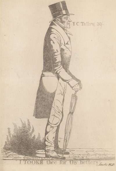Thomas Tooke; I Tooke thee for thy betters by Richard Dighton