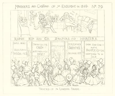Tricks of the London Trade (1849) by Richard Doyle