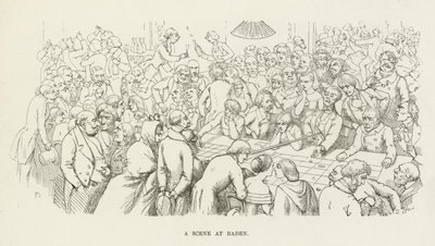 A Scene at Baden by Richard Doyle