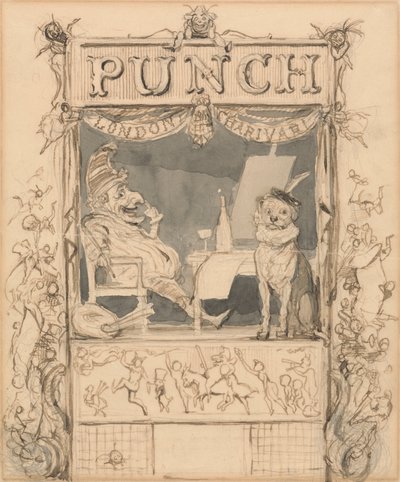 Design for the Title Page of Punch by Richard Doyle