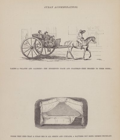 Page from The American Tour of Messrs Brown, Jones and Robinson by Richard Doyle