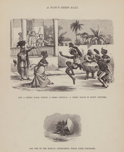 Page from The American Tour of Messrs Brown, Jones and Robinson by Richard Doyle