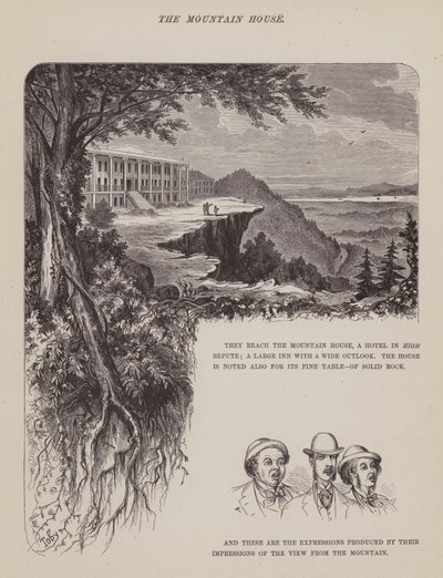 Page from The American Tour of Messrs Brown, Jones and Robinson (engraving) by Richard Doyle