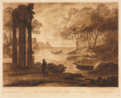 A View on the Sea Shore, with the Story of Jesus by Richard Earlom