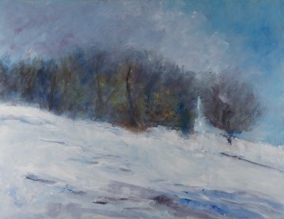 Snowy Winter Forest by Richard Gombar