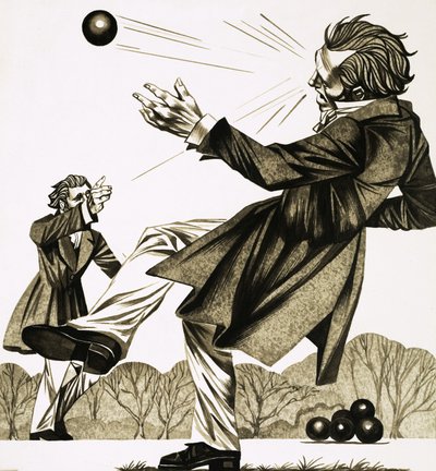 Two Frenchmen Chose to Duel by Hurling Billiard Balls at Each Other by Richard Hook