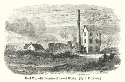 Huel Vor, with Remains of the Old Works by Richard Principal (after) Leitch