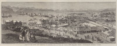 Part of the Town and Harbour of Dunedin, the Capital of Otago, New Zealand by Richard Principal Leitch