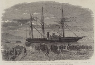 The Revolution in Sicily, Departure of Missori