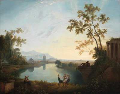 Apollo and the Seasons Classical Landscape, ca. 1770-1779 by Richard Wilson