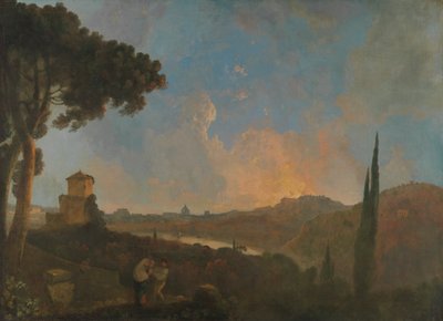 A View of the Tiber with Rome in the Distance by Richard Wilson