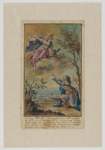 Mentor Bids Farewell to Telemachus (Telemachus Series) by Rienk Keyert