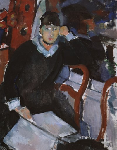 Seated Woman by the Window or Portrait of Nel Duerinckx, the Artist