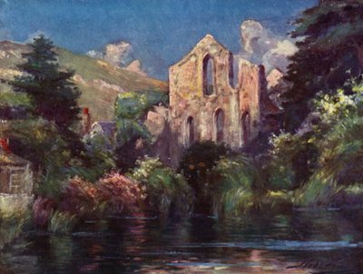 Valle Crucis Abbey by Robert (after) Fowler