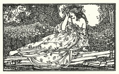 Illustration for Poems by John Keats: Fragment of an Ode to Maia by Robert Anning Bell