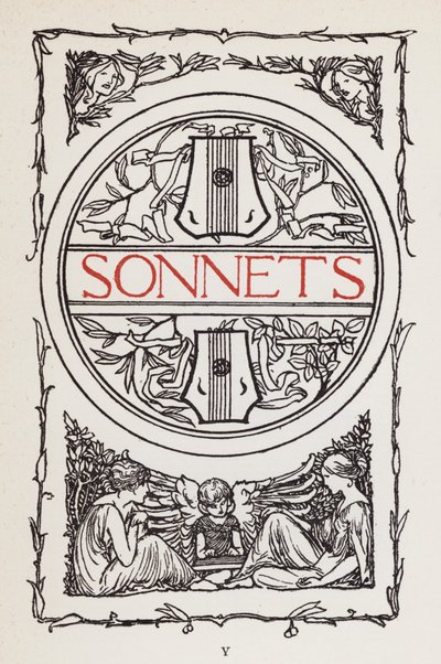 Illustration for Poems by John Keats: Sonnets by Robert Anning Bell