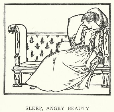 Sleep, angry beauty by Robert Anning Bell
