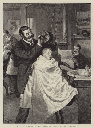 His First Visit to the Barber