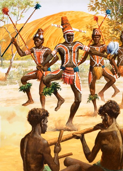 Aborigine Dance by Robert Brook