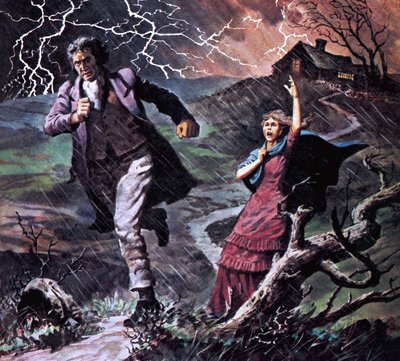 Heathcliff and Cathy, from the Novel Wuthering Heights by Robert Brook