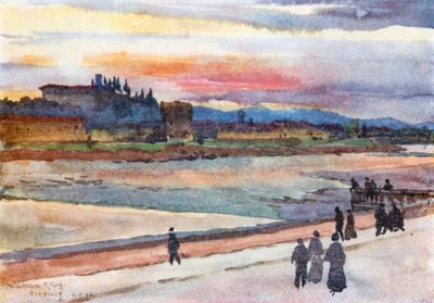 Sunset Over Monte Oliveto by Robert Charles Goff