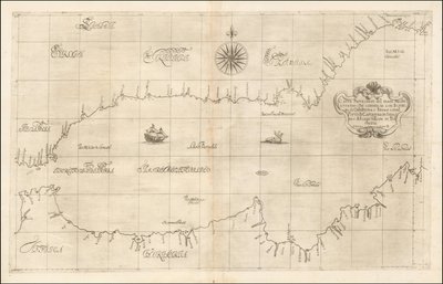1646 Map of the Western Mediterranean and Gibraltar by Robert Dudley by Robert Dudley
