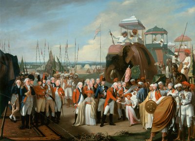 The Reception of the Mysorean Hostage Princes by Lieutenant General Lord Cornwallis by Robert Home