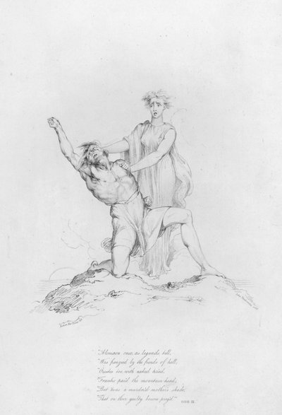 Anacreon, Ode IX by Robert Kerr (after) Porter