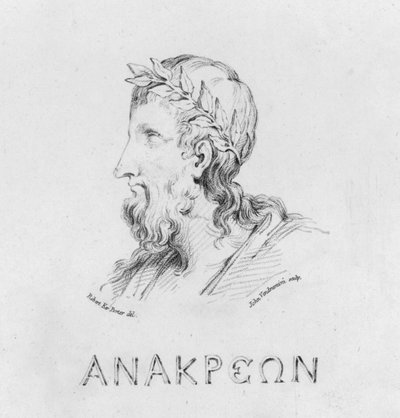 Portrait of Anacreon by Robert Kerr (after) Porter