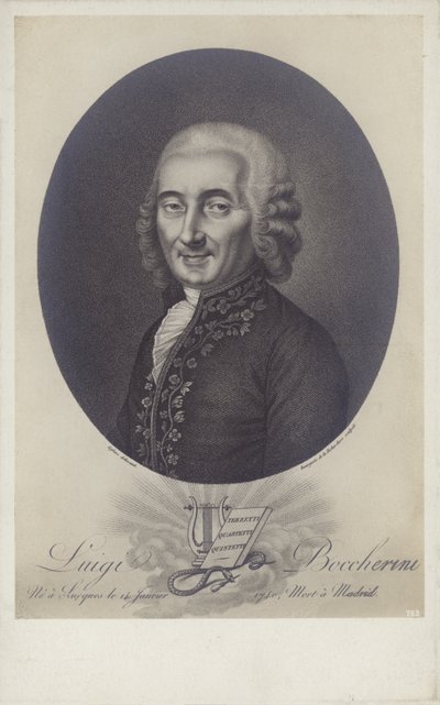 Luigi Boccherini, Italian Composer and Cellist by Robert Lefevre