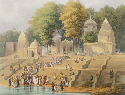Preparation for a Suttee or the Immolation of a Hindoo Widow by Robert Melville Grindlay