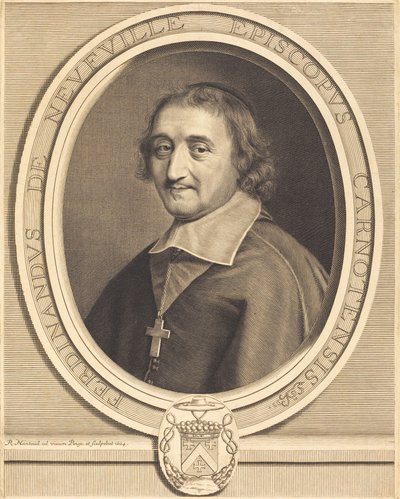 Ferdinand de Neufville by Robert Nanteuil