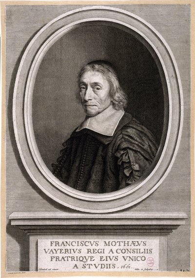 François de la Mothe-Levayer. 1661. by Robert Nanteuil